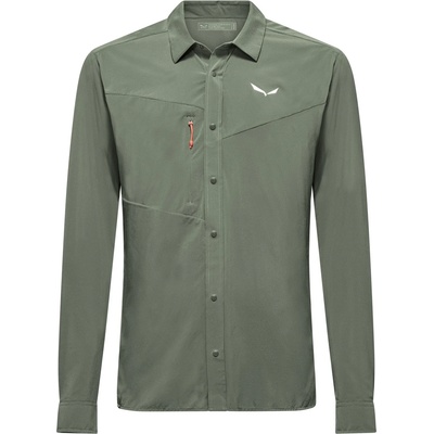 Salewa Мъжка риза с копчета Salewa Puez L/S Shirt - Faded Green - размер 50 (EU) (033-3190-0213)