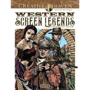 Creative Haven Western Screen Legends Coloring Book | Tim Foley (2019)
