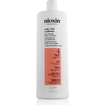 Nioxin System 4 Scalp + Hair Conditioner 1000 ml балсам за боядисана и изтъняла коса за жени