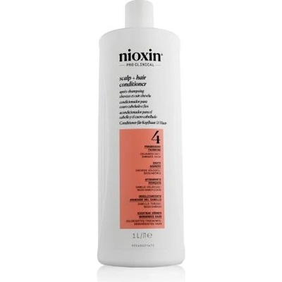 Nioxin System 4 Scalp + Hair Conditioner 1000 ml балсам за боядисана и изтъняла коса за жени