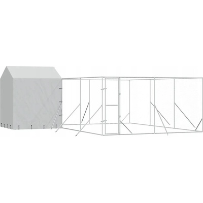 VidaXL Kotec kovová 600 x 600 x 250 cm