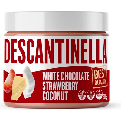 Descanti White chocolate strawberry coconut 300 g