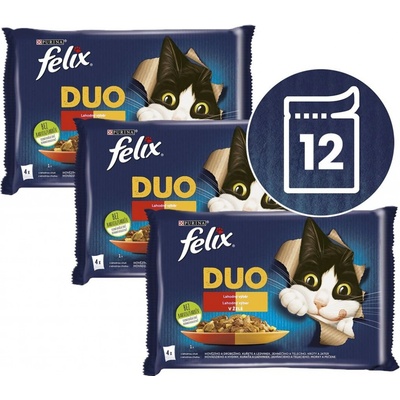 FELIX Fantastic DUO lahodný výber v želé 12 x 85 g