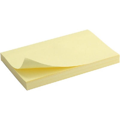 Delta by Axent Самоз лист Delta Жълт 125х75mm 100 л (1901004-02-D3316-01)