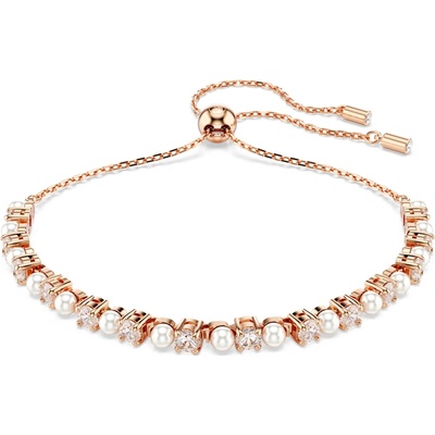 Swarovski Krásny náramok so zirkónmi a krištáľovými perlami Matrix 5729506