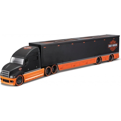 Maisto Harley-Davidson Haulers černo-oranžová 1:64