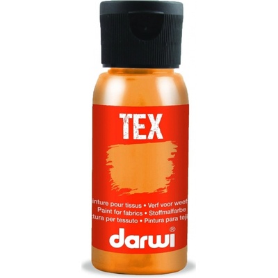 Darwi TEX Farba na textil 100050057 metalická medená 50 ml