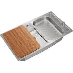 Teka BIG BOWL 80 1C PLUS (Bahia PLUS) Иноксова мивка за вграждане, гладка, за шкаф със светъл отвор (М.539.4) Мивка за вграждане
