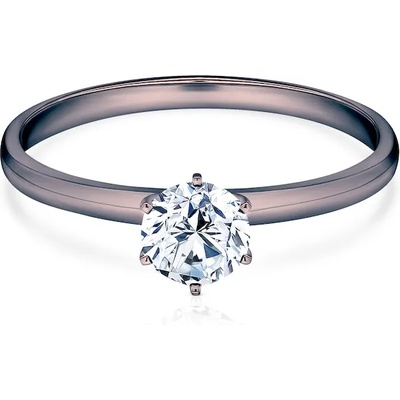 SAVICKI Годежен пръстен savicki: черно злато, диамант