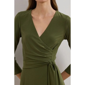 Ralph Lauren Рокля Lauren Ralph Lauren в зелено къса разкроена 250769904 (250769904)