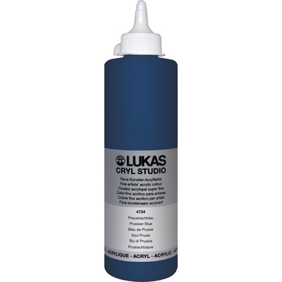 LUKAS Cryl Studio Plastic Bottle АКРИЛНА боя Prussian Blue 500 ml 1 бр (747340500)