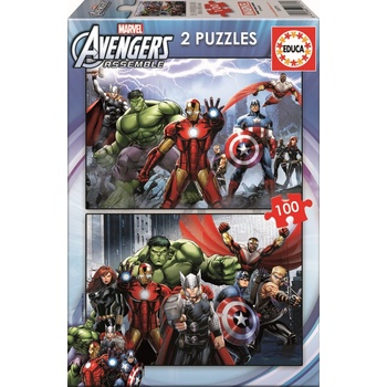 Educa 15771 Avengers Sjednocení puzzl 2 x 100 dielov