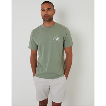 Image 1 of Threadbare Тениска Threadbare Men's Rune Regular Fit T-Shirt - Sage
