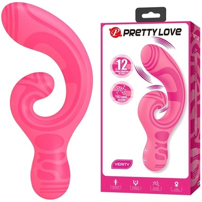 Pretty love verity usb rechargeable double-ended massager