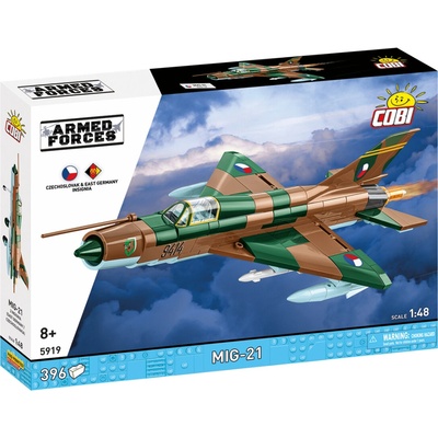 COBI 5919 Armed Forces Ruský stíhací letoun MiG-21 1:48 – Zboží Mobilmania
