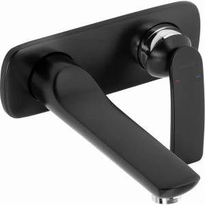 Kludi Смесител за умивалник за вграждане Kludi Balance, черен мат (522468775)