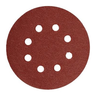 Brusný výsek 125 mm, P100, s odsávacími otvory, suchý zip