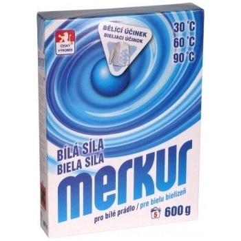 Merkur Bílá síla prášek na bíle prádlo 600 g
