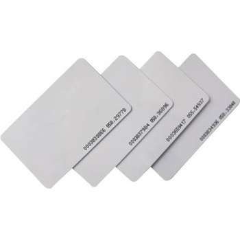 Image 1 of ITG Карта RFID TK4100 с идентификационен номер, overlay, 125 KHz, CR80, бяла (TK4100-OL-IDNO)
