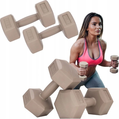 Be4Sport Pevné bitúmenové činky 2 x 3 kg