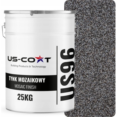 MOZAIKOVÁ OMÍTKA MOZAIKA 25KG ŠEDÁ TMAVÁ GRAFITOVÁ M42 DEKORATIVNÍ PRYSKYŘIČNÁ