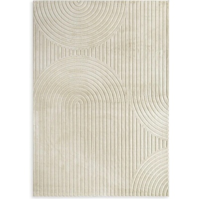 Takoy Koberec 160x230 cm béžový s reliéfním 3D vzorem VENUS BOHO 2-HF-489209 | 160 x 230 cm