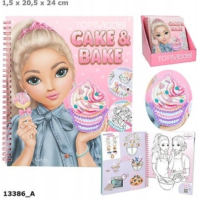 Top Model CAKE & BAKE OMAĽOVÁNKA S NÁLEPKAMI DOGGY 13386