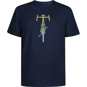 GreenBomb Мъжка тениска GreenBomb Bike Front Stamp Fusion T-Shirt - Navy - размер L (216-8902-0113)