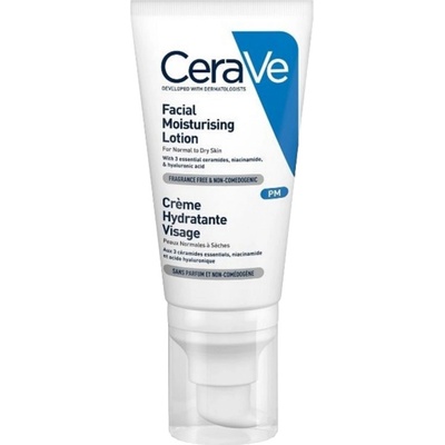 CeraVe Хидратиращ крем за лице, 52 ml