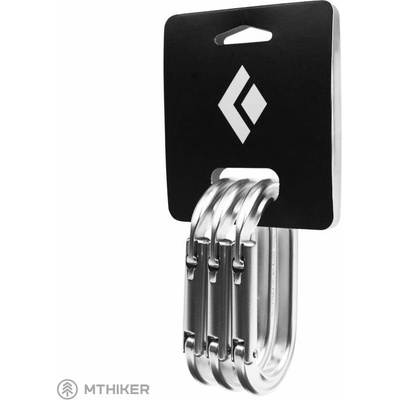 Black Diamond Oval Keylock 3-Pack