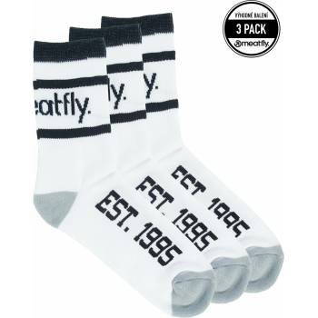 Meatfly чорапи Long Triple Pack White | Бяла | Размер Meatfly | Byal | МЪЖЕ | 35-38