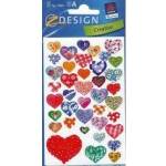 Avery Zweckform Paper stickers - fading hearts
