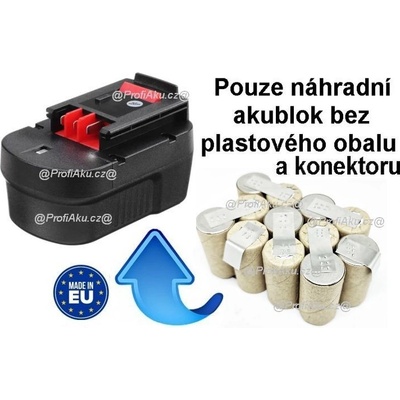 AEB Black & Decker A14E 14,4V 1700 mAh NiCd - KIT Panasonic - neoriginální – Zboží Mobilmania