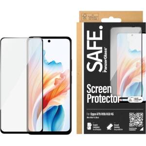 Panzer Стъклен протектор Safe за Oppo A58 4G/A98/A79, UWF - Черен