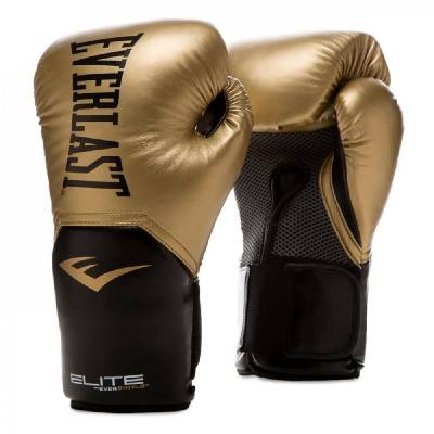 Everlast Elite Training Gloves Gold 16oz