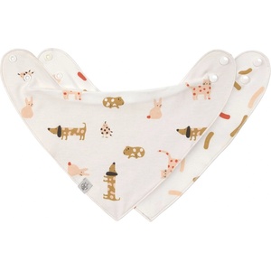 Lassig Лигавник-бандана Lassig - Little Mateys, 2 броя, Spicy Orange (4066239104526) - ozone