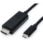Roline Кабел Roline 11.99. 5841, от USB type C(м) към HDMI(м), 2m, черен