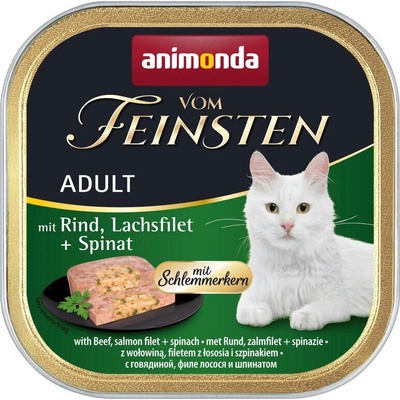 Animonda Von Feinsten Classic 2 in 1 with Rind, Salmon and Spinnach пастет за котка с телешко, сьомга и спанак 100gr