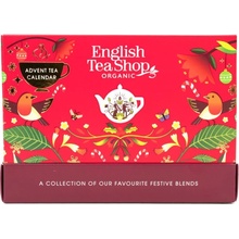 English Tea Shop Kompakt čajový adventní kalendář 25 ks červený