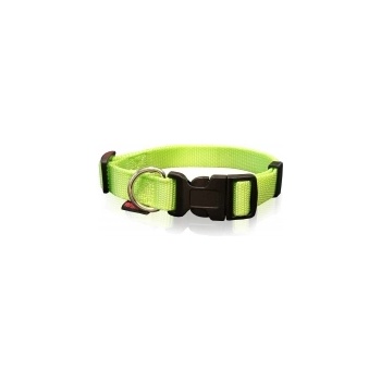 Pet Interest Dog Collar Fluo XS - Регулируем нашийник за кучета, 1 * 19-33 см. - зелен