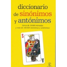 Diccionario de sinónimos y antónimos
