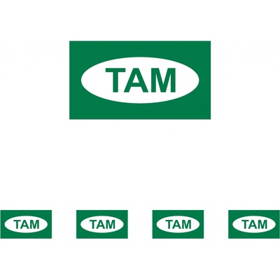 Walteco Tam, 90x50mm, samolepka Množství: 5 ks , 20084BP1