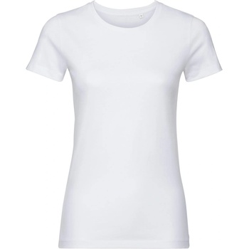 Russell Athletic 108f / Дамска тениска от 100% органичен памук - бяла m (10108f00102)