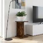 vidaXL Стойка за растения 2 бр. Опушен дъб 25 x 25, 5 x 40, 5 см (899683)