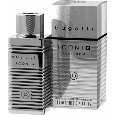 bugatti ICONIQ Platinum toaletná voda pánska 100 ml