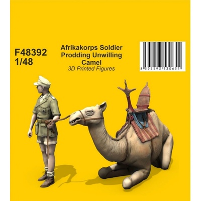 Special Hobby Afrikakorps Soldier Prodding Unwilling Camel 1:48