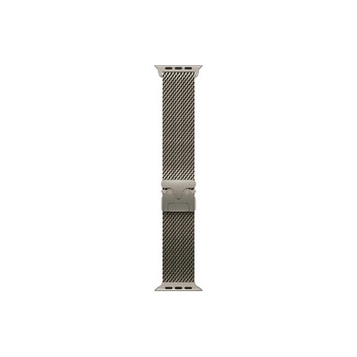 Apple Watch 49mm Loop: Natural Titanium Milanese Loop - Small (mghn4zm/a)