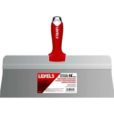 LEVEL5 Nerezová špachtle 14" BIG-BACK s Soft-Grip rukojetí