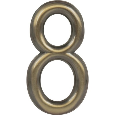 MPK - DOMOVÁ ČÍSLICA "8"- 75 mm - nalepovacia BRM.LL - bronz matný | MP-KOVANIA.sk