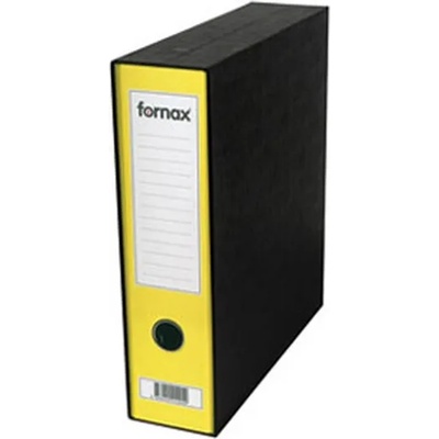 Fornax Prestige A4 с капак, 8 см, жълт органайзер за документи A-8002 (A-8002)